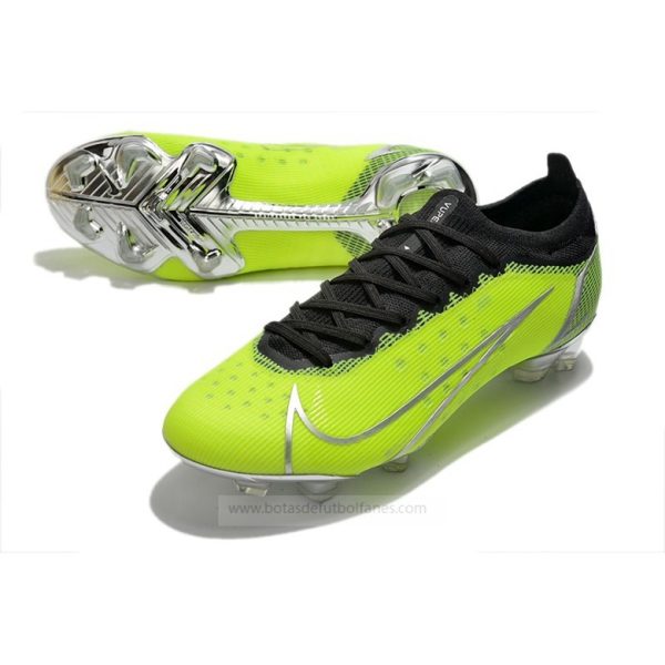 Nike Mercurial Vapor Elite FG Verde Plata Negro